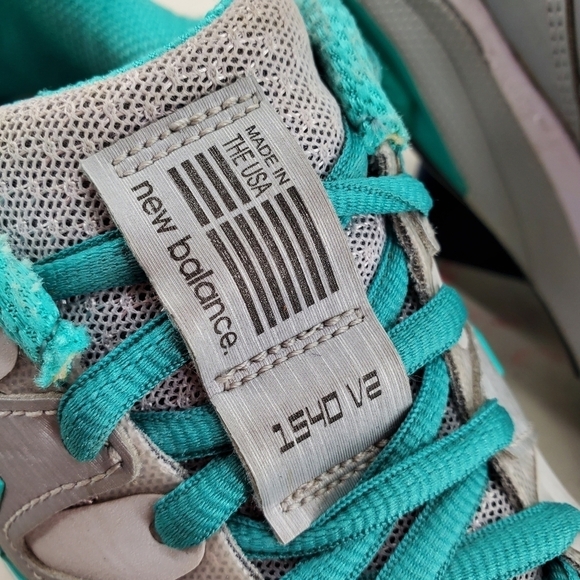 New Balance 1540v2 Shoes Womens sz 9 D Gray Green Teal Athletic Running USA Made - Picture 14 of 14